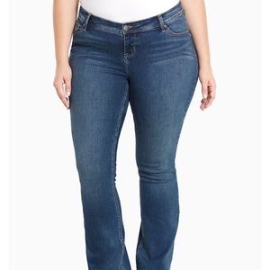 Torrid Source of Wisdom slim bootcut jeans…